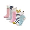 Kinderen Sokken Meisjes Kleurrijke Katoenen Sokken, Kinderen Grappige Sokken Peuter Meisjes Dieren Sokken, 2-11 jaar, 5…