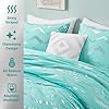 Codi Teal Bedroom Comforter Sets, Comfy Full Size Bedding Set for Teen Girls, 4 Pieces - All Seasons Warm #3