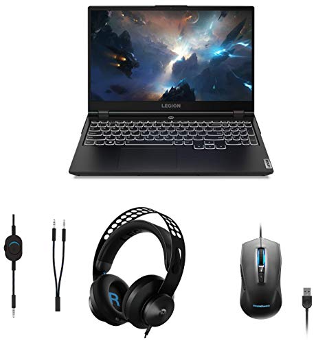 Image of Lenovo Legion 5i 10thGen i5 15.6 inch FHD IPS GamingLaptop (8GB /1TB HDD /256GB SSD /Win /120 Hz /GTX1650Ti 4GB GDDR6) 82AU00KGIN +Legion H300 Stereo Gaming Headset Ideapad M100 RGB Gaming Mouse 3200 DPI