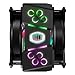 Cooler Master MasterAir MA410M ARGB CPU Air Cooler, Customizable ARGB, Aluminum Fins, Push-Pull MF120R Fans, 4 Copper Heat Pipes for AMD Ryzen AM4, Intel LGA1200/1151(MAM-T4PN-218PC-R1)