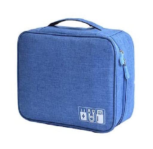 Loukya Electronics Accessories Organizer Travel Gadget Bag Pouch Carrying Case for Chargers, Hard Disk, Adapters, USB Cables, and Power Bank