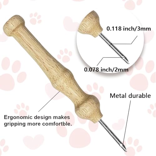 Image of BEUNITONE Lie Flat Cat Punch Needle Kit for Adults Beginners, Complete DIY Craft Needlepoint Kits with Hoop, Punch Needle Starter Craft Embroidery Set for Festival Gift and Cloth Home Decor 9.4X9.4 inch