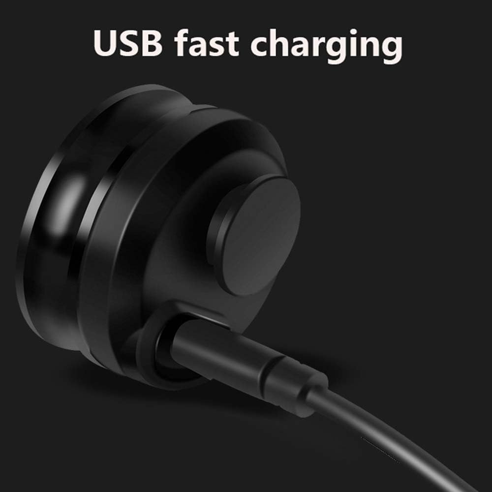 Luces para Bicicleta con Carga USB, Luces traseras, Luces LED para Bicicleta de montaña, Luces de Advertencia para Correr de Noche, Accesorios de Ciclismo