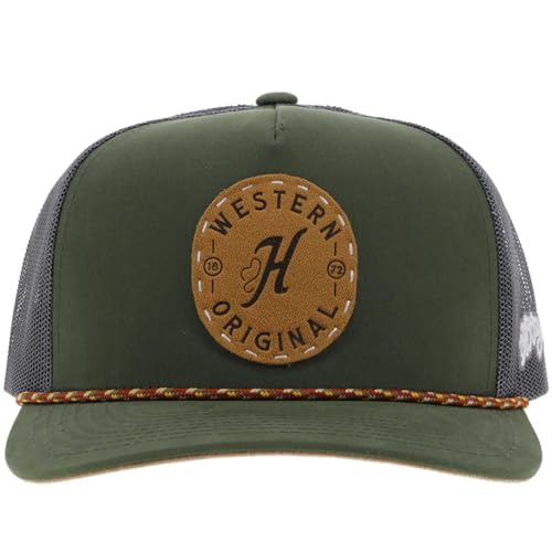Image of HOOEY Spur Adjustable Snapback Hat - High Profile 5-Panel Breathable Mesh Baseball Cap, Trucker Hat for Men and Women