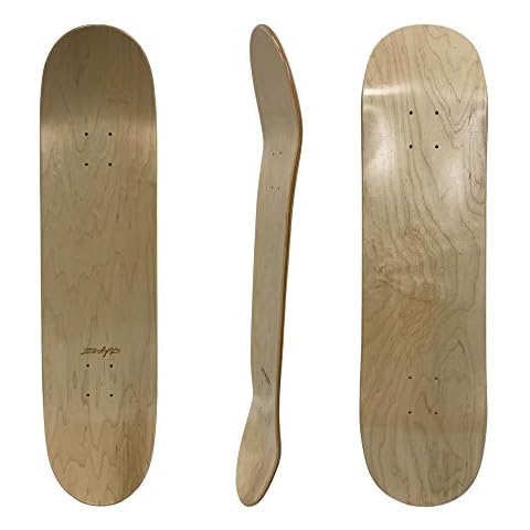 3WHYS Pro Candian Maple Blank Skateboard Deck 8.25 Inch Natural Cover