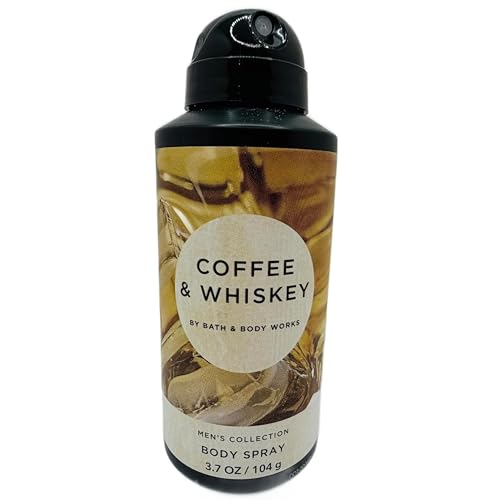 Bath & Body Works Mens Collection Coffee & Whiskey Body Spray 3.7 Oz