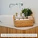 Beautiful Storage Basket Set of 4 - Natural Jute Rope Baskets for Shelves Are Perfect for Organizing Your Home - Quality Storage Bins Easily Fit With Any Nursery or Bedroom Decor