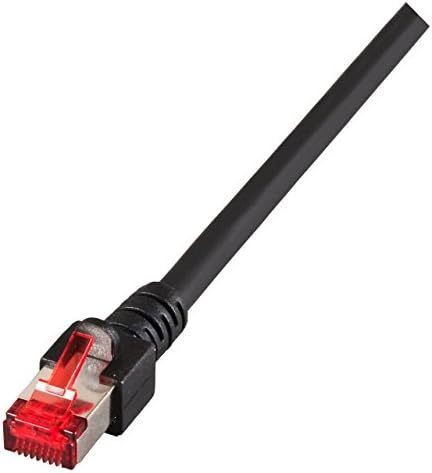 EFB-Elektronik RJ45 Patch Cable S/FTP Cat6 LSZH 0.25m Black