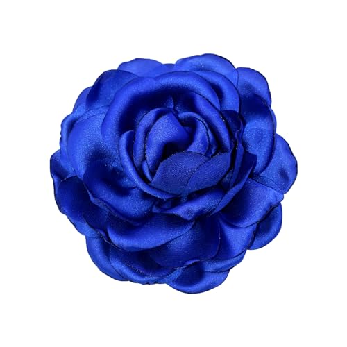 Image of CSIYANJRY99 Dainty Feather & Rose Flower Large Brooch Lapel Pins Delicate Elegant Handmade Flower Brooches Pin Classic for Wedding Party Dance Banquet for Women Dress Suit Ceremony Clothes Accessories Jewelry Valentine's Day Gifts