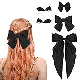 【Breite Anwendung】Haarklammern Diese schöne und modische Haarschleife aus Seide eignet sich für jeden Anlass, wie Hochzeit, Verlobung, Geburtstagsfeier, Weihnachtsfeier, Halloween, Abschlussfeier, Jubiläum usw
