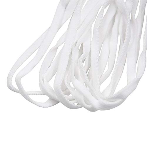 ZAKASA 10 mètres plat élastique 6 mm pour la couture bricolage - blanc Cover