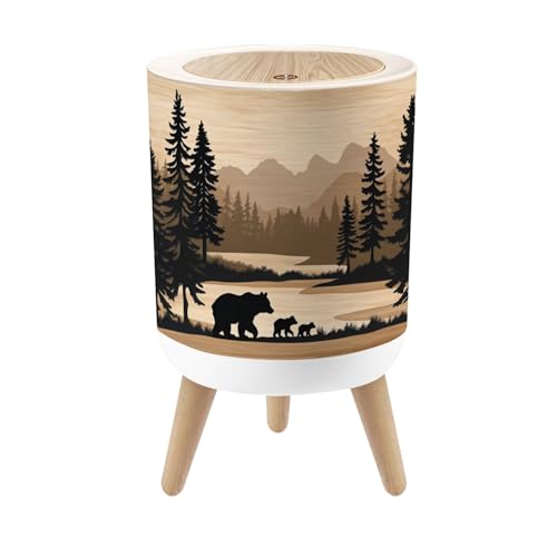 Caneca de Basura Redonda con Tapa 1.8 Galones