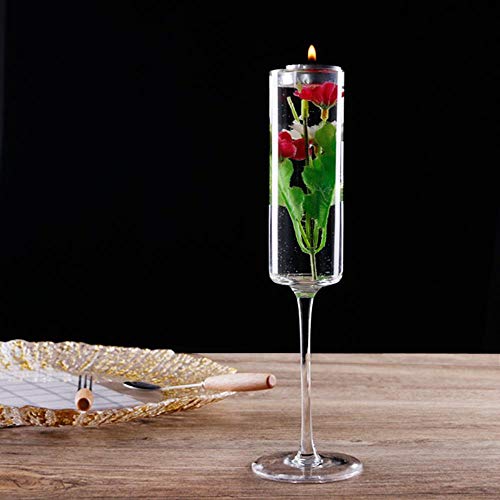 Flautas de champán de cristal transparente para brindar en tu boda 4