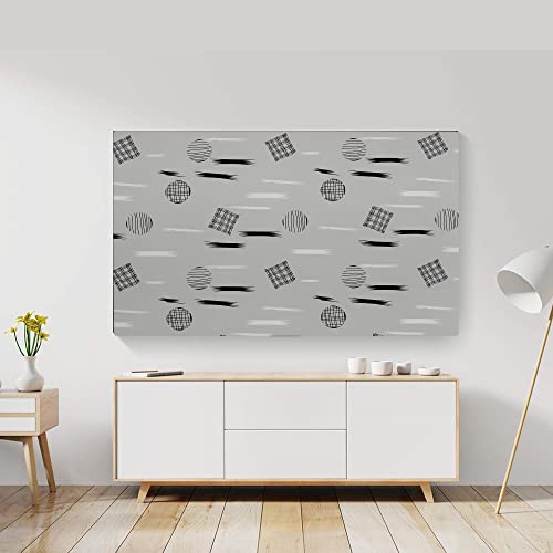 Image of Glassiano Marigold Dustproof Printed 65 inch LED TV Cover Screen Protector Compatible for All Models, Print 45