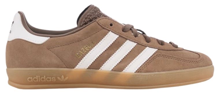 Adidas Originals Gazelle Indoor Mens Sneaker (Earth Strata White Gold Metallic, 7.5)
