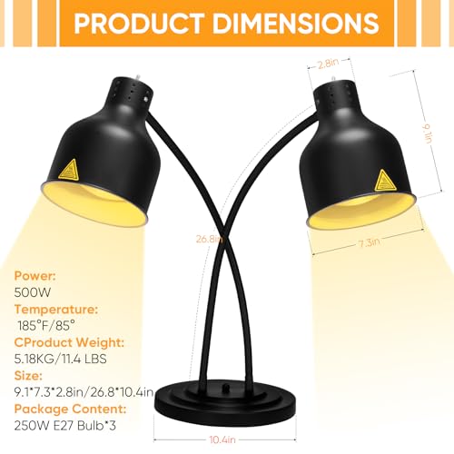 Commercial Kitchen Heat Lamp Station