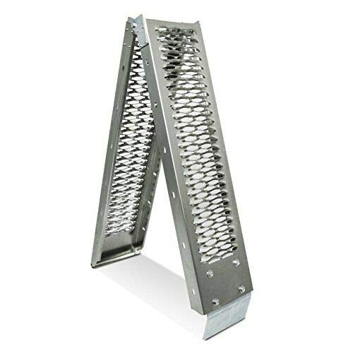 1.8M Folding Steel Motorcycle Ramp Loading Motorbike Van/Truck Lawn Mower