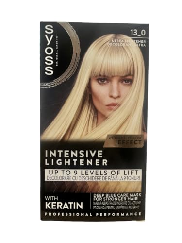 Syoss Color Coloration 13_0 Ultra Aufheller Stufe 3 (3 x 135 ml), Aufheller für dunkle Haare hellt bis zu 9 Stufen auf, mit Anti-Gelbstich-Effekt für salonfrische Haarfarbe Syoss Color Coloration 13_0 Ultra Aufheller Stufe 3 (3 x 135 ml), Aufheller für dunkle Haare hellt bis zu 9 Stufen auf, mit Anti-Gelbstich-Effekt für salonfrische Haarfarbe