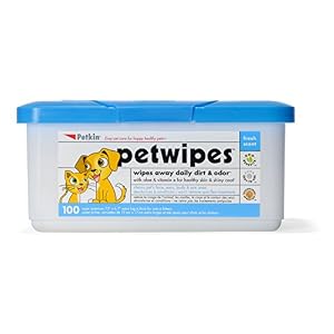 Petkin Pet Wipes, Pack of 100