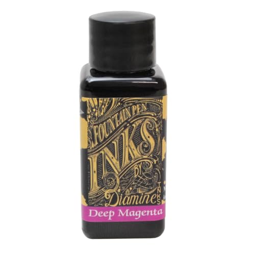Diamine 30ml Deep Magenta fountain pen ink bottle