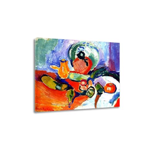 Tableau célèbres Concombres : impression sur toile classique 40x48 cm encadré