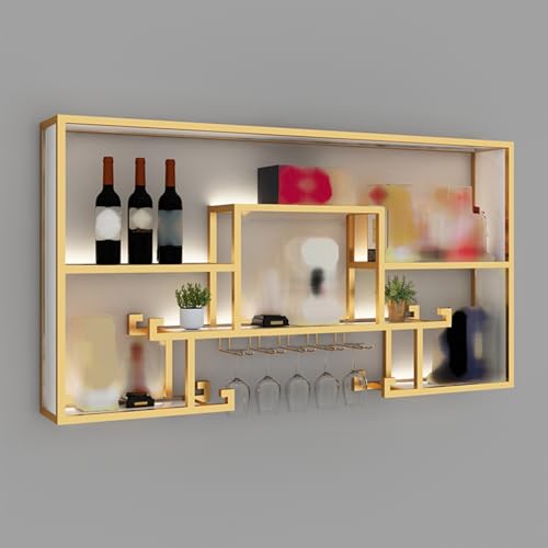 Botellero rústico de Pared para Bar, cafetería, Cocina, Sala de Estar, decoración del hogar, pequeño Mueble para Vino, Estante de exhibición para Uso doméstico, Almacenamiento colg