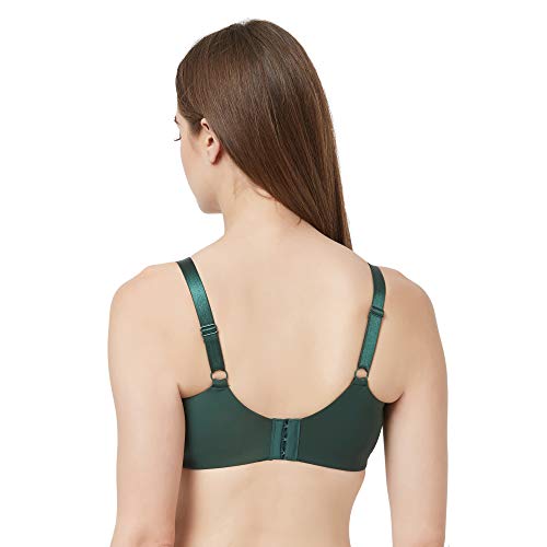 Image of SOIE Women Non Padded Non-Wired Full Coverage Minimizer Lace Bra