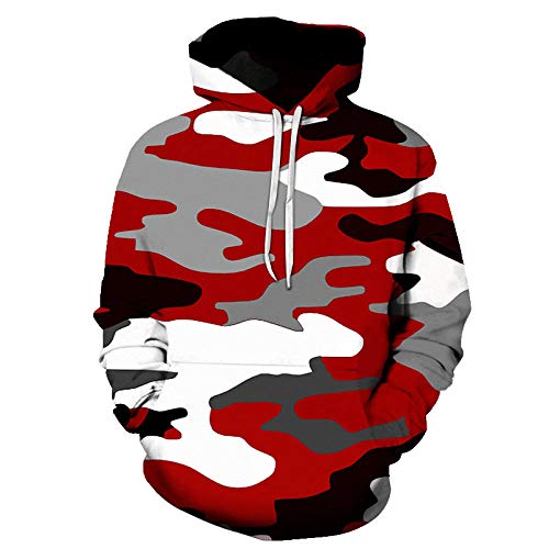 Sweat à capuche camouflage pour enfants de 4 à 16 ans