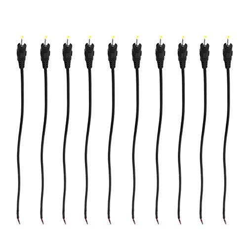 COOLM DC 4.0mm x 1.7mm Male Power Pigtail Cable Male Connectors DC Cable 4.0 x 1.7mm Male Power Plug Connector Cable 10pcs