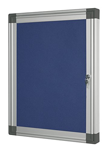 Bi-Office Vitre-Vetrina in feltro 561 x 735 mm blu...