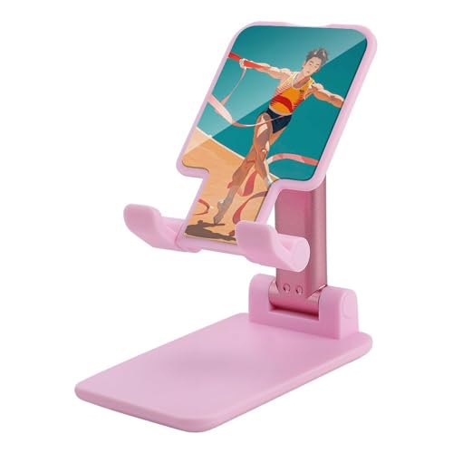Support téléphone portable pliable pour regarder des vidéos au bureau motif dessin animé