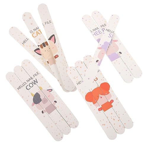 NULYLU 12個 ネイルバッファーツール nail polish nail gel nail file マニキュアツールキット 再利用可能な爪やすり 爪ファイル エヴァサンドペーパー