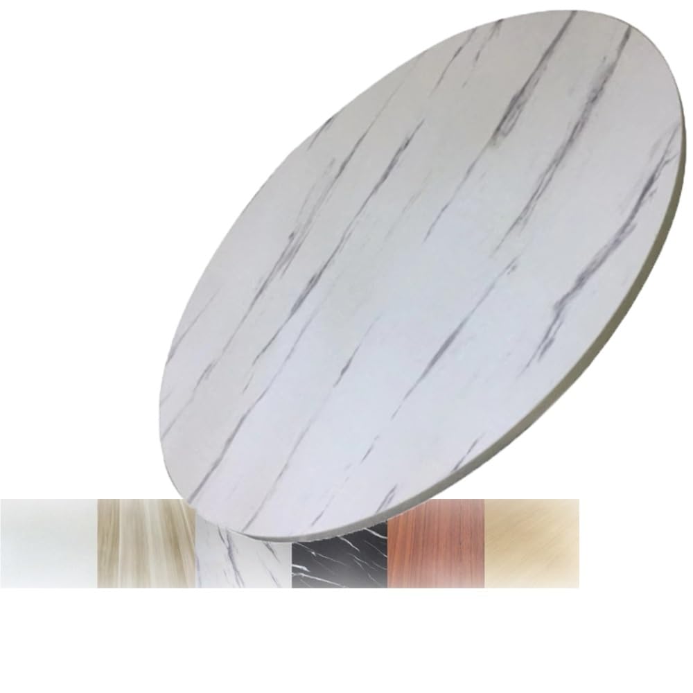 NILZA 100cm 80cm Lazy Susan Plateau Tournant en Bois, Plateau Rotatif pour Cuisine, Plateau De Service Plaque Tournant, avec Roulement Silencieux (Color : E, Size : 80CM/32in)