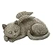 Produktbild Katzengrab Figur liegend schlafend mit Engelflügel. 15cm. 1 Stück
