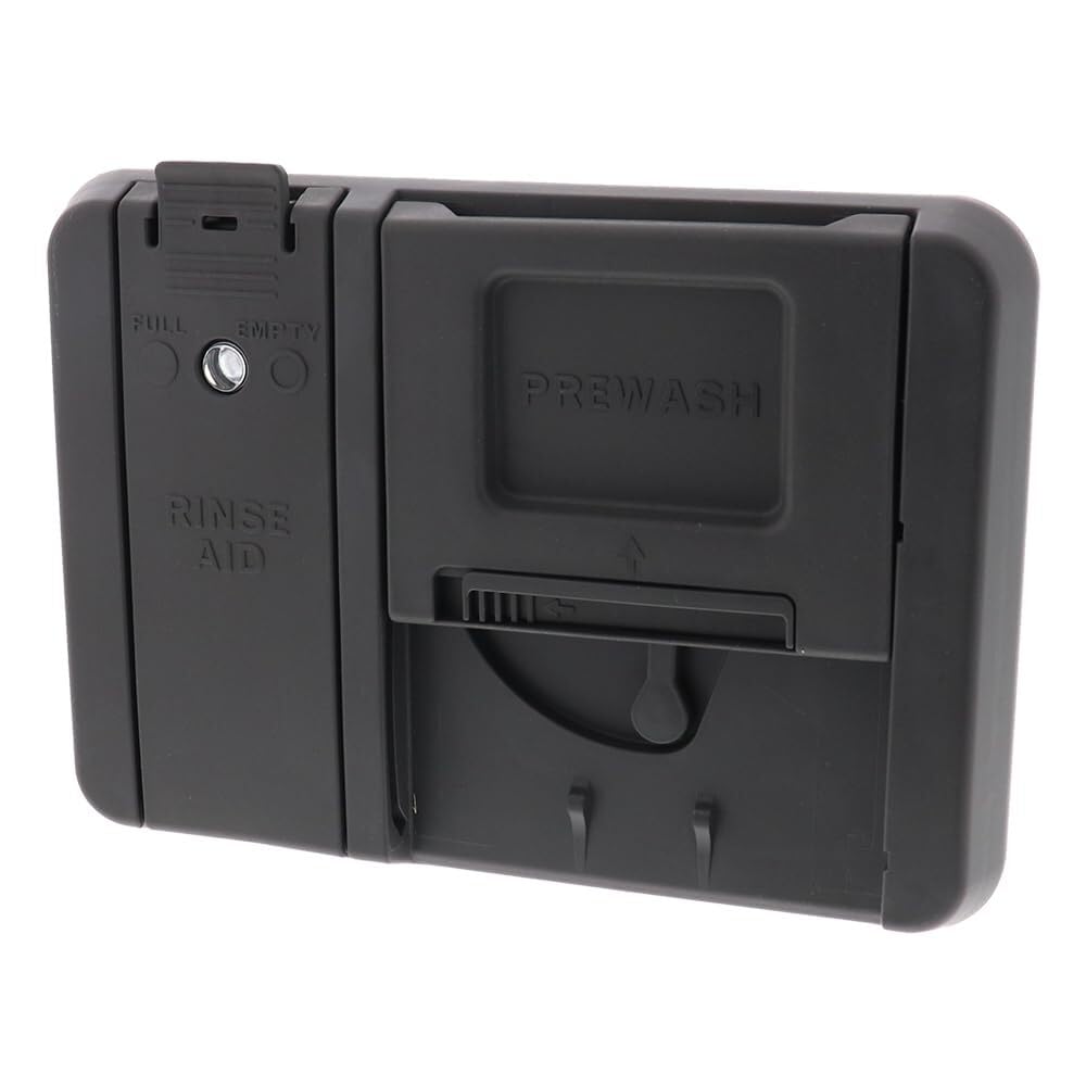 Replacement Part #W11412300 - Universal Dishwasher Detergent & Rinse Aid Dispenser, 2-in-1 Soap Dispensing Component