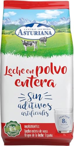 Central Lechera Asturiana Leche en Polvo Entera 1 kg – 100% Natural – Sin Aditivos ni Conservantes