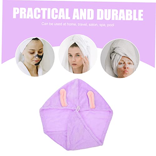 FRCOLOR 12 Peças Chapéu De Lã Coral Para Cabelo Seco Toalha De Secagem Rápida Toalha De Secagem De C