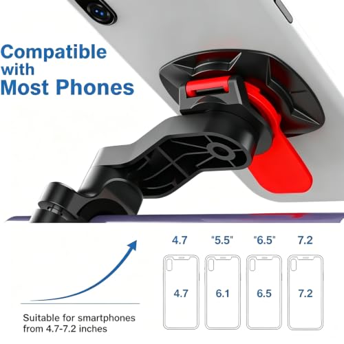 Image of 7 PCS Set Accessory Kit with Handlebar Mount,Mobile Mount for Bike, Phone Holder for Urban Cycling and Outdoor Adventures, Compatible with Most Bicycles and Motorcycles