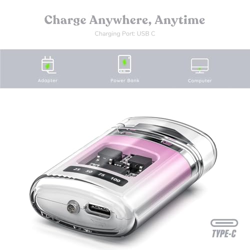 Image of Solitude USB Rechargeable Dual Arc Lighter with LED Display, Windproof Flameless Plasma Lighter, Compact Portable Design for Outdoor Camping Travel (Multicolor)