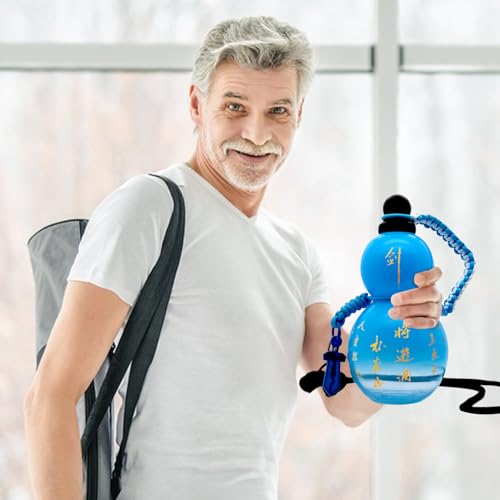 Botella de agua portátil al aire libre de 800ml para deporte y excursiones 8