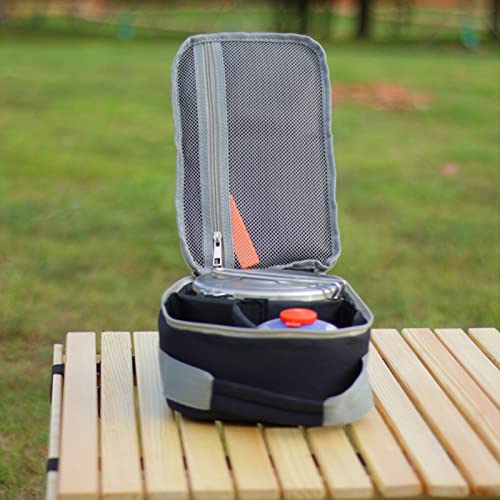 Sac de rangement pour vaisselle de camping en plein air, sac de rangement portable à suspendre, organisateur de toile, ustensiles de cuisine de camping, organisateur de voyage pour sac à dos, barbecue Cover