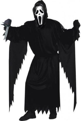 Fun World mens Scream Ghost Face Costume, Black, One Size