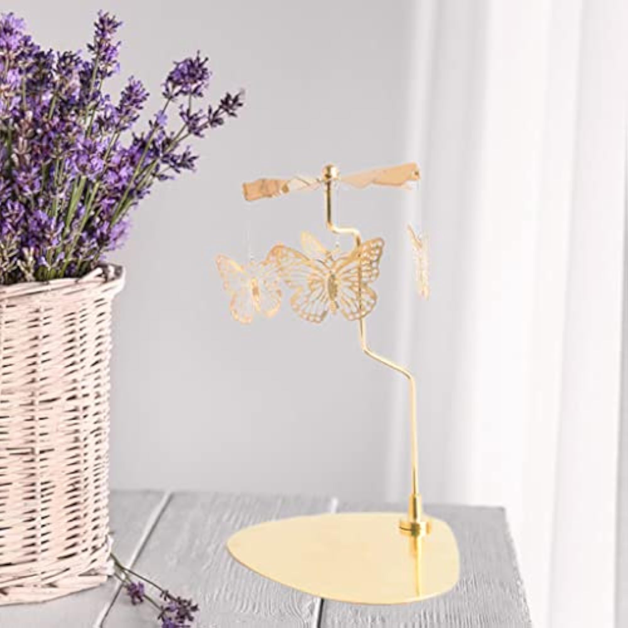 Rotating Spinner Candle Tea Light Holder Table Decor