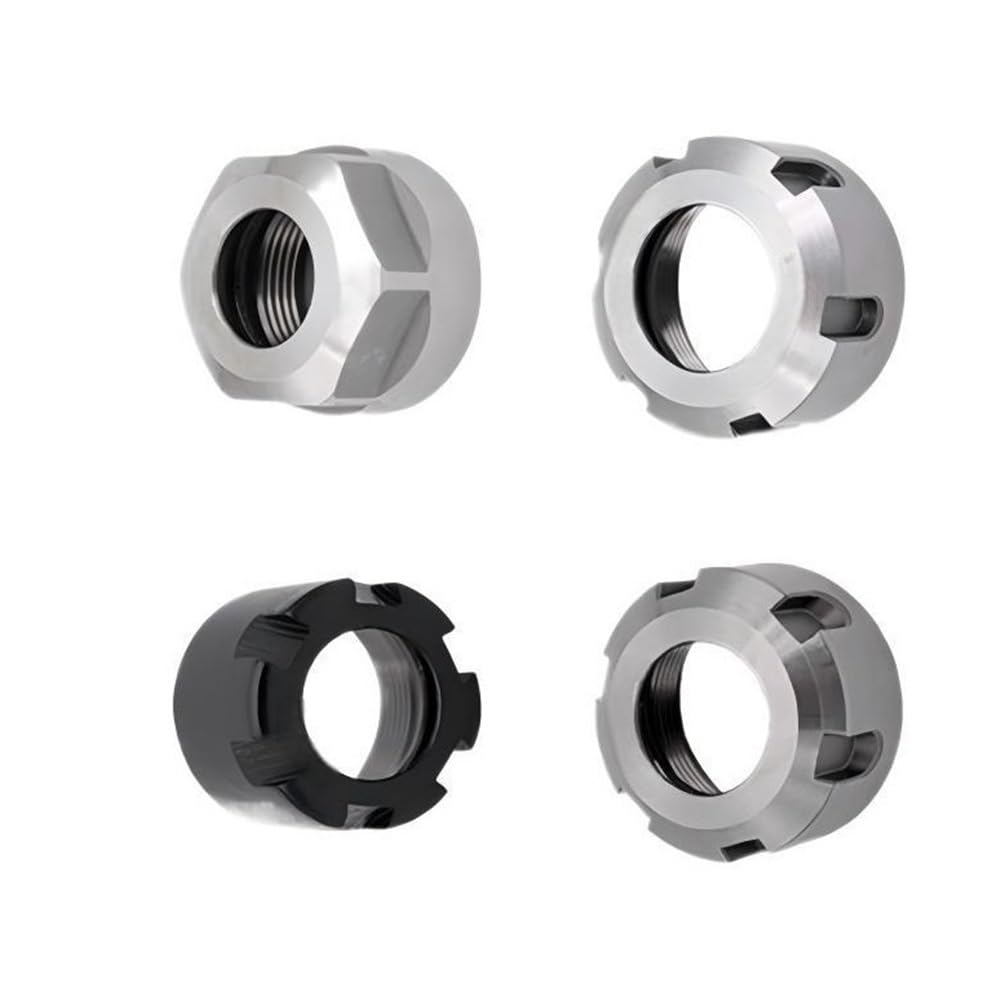 10 tuercas de sujeción de pinza de metal ER8-ER25.(M10x0.75)