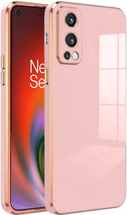 KARWAN®️ Luxury 6D Chrome Back Cover Case Compatible for OnePlus Nord 2 5G |Slim Shockproof Soft TPU | Raised Lips Protection | Camera Protection | Stylish Back Case and Cover |-Pink (B0BGF1PGST) Amazon Price History, Amazon Price Tracker