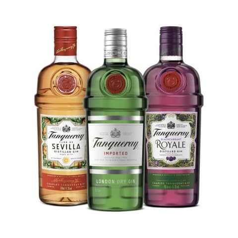 Tanqueray London Dry Gin + Tanqueray Flor De Sevilla Gin + Tanqueray Blackcurrant Royal Gin Cover
