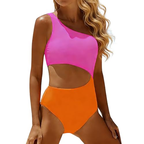 Bañadores Mujer Reductores Barriga - Mujer Traje de Baño Una Pieza Bañador Reductor Vientre Plano Monokin Sexy Trajes de Baño Push Up Swimwear Moda Swimsuits Natacion Piscina