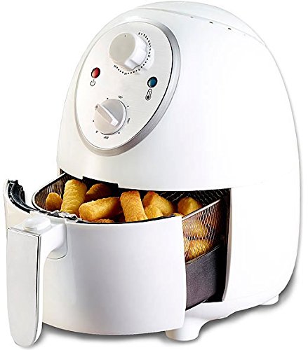 Rosenstein & Söhne Heißluftfritteusen: Multi-Heißluft-Fritteuse zum fettarmen Frittieren, 1.400 W, 2,8 l (Friteusen, Heißluftfritöse, rosenstein & Söhne Heißluftfritteuse) – Bild 4