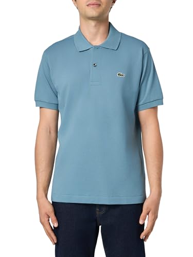 Image of Lacoste Men's Classic Fit L.12.12 Original Pique Polo Shirt, Limestone, Medium