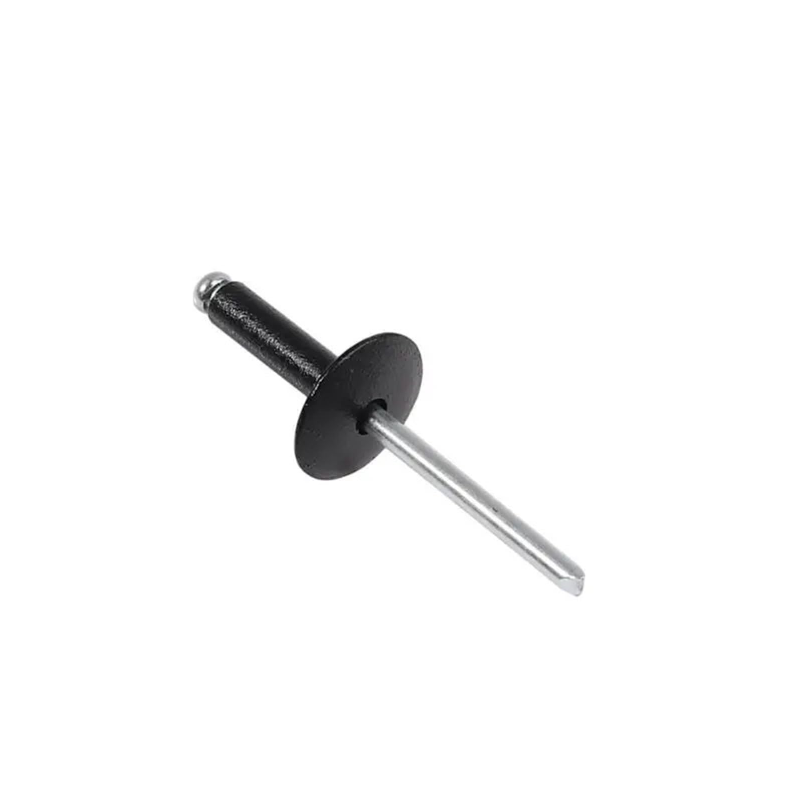 Lot de 200 rivets aveugles noirs assortis, 8-18 mm multi-grip ouverts